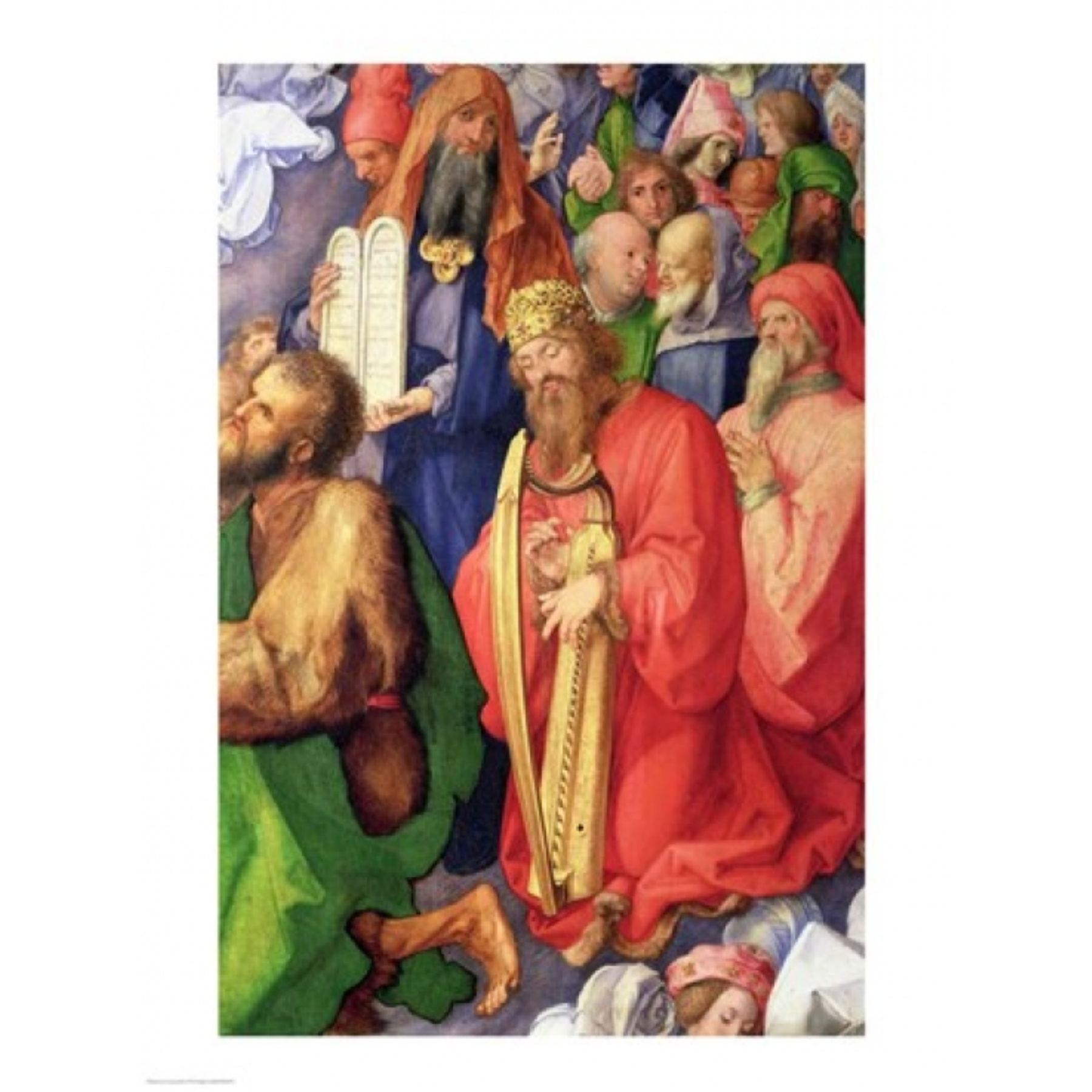EAN 7429701728793 product image for Landauer Altarpiece King David, 1511, Detail Poster Print By Albrecht Durer 18 X | upcitemdb.com